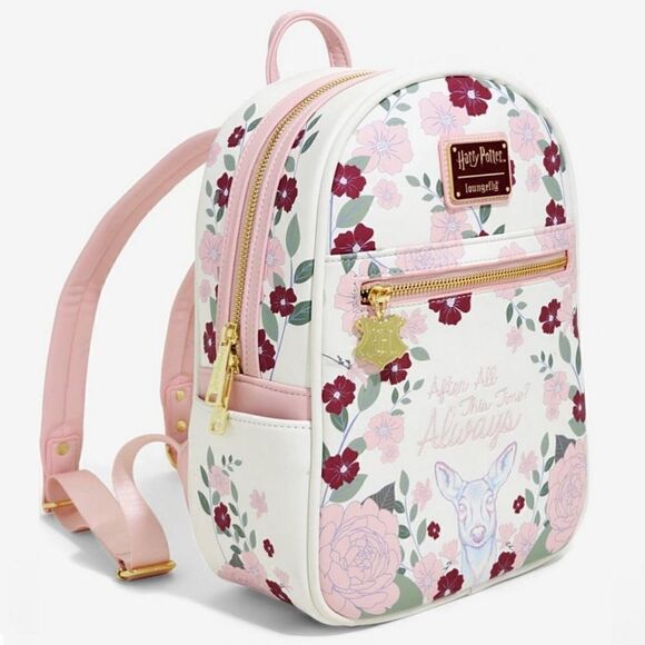 Loungefly Harry Potter Always Floral Mini Backpack main image 4